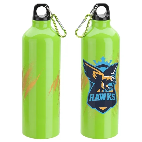 Metallic Green color option for Atrium 25 Oz Aluminum Bottle