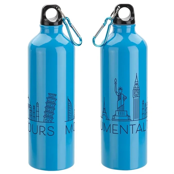 Metallic Light Blue color option for Atrium 25 Oz Aluminum Bottle
