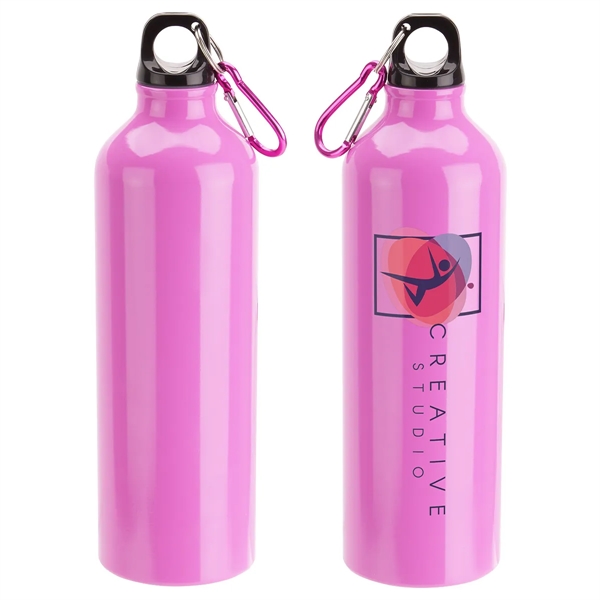 Metallic Pink color option for Atrium 25 Oz Aluminum Bottle