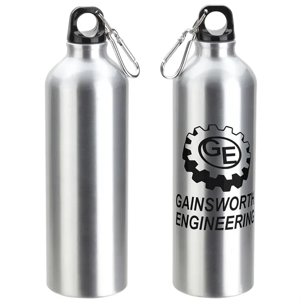 Metallic Silver color option for Atrium 25 Oz Aluminum Bottle