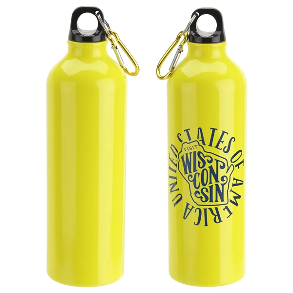 Metallic Yellow color option for Atrium 25 Oz Aluminum Bottle