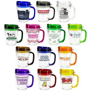Photo of 12 Oz Tritan™ Mug With Translucent Handle + Lid