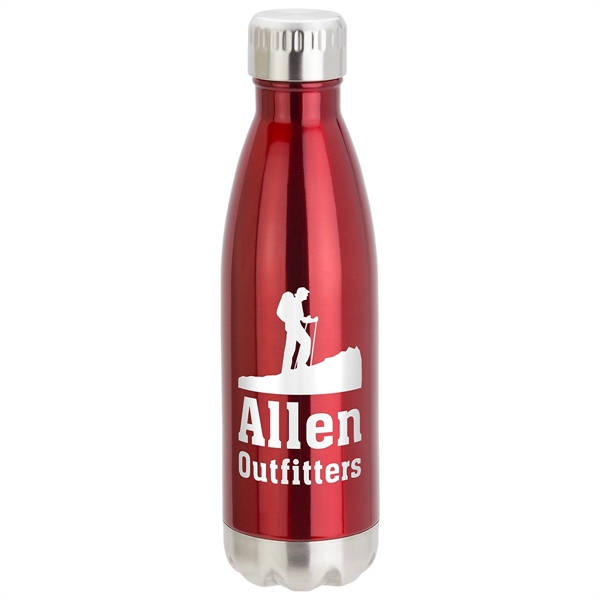 Medium Red color option for 17 Oz Vacuum Insulated Stainless Steel Bottle