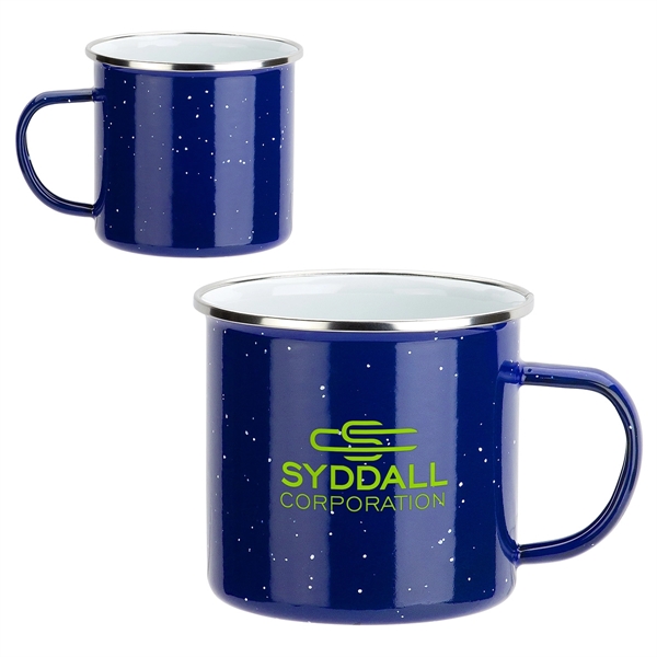 Medium Blue color option for Foundry 16oz Enamel Lined Iron Coffee Mug