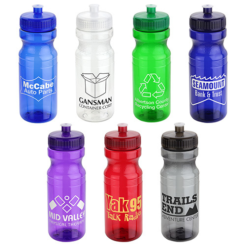Photo of Cycler 24 Oz Pet Eco Polyclear™ Bottle With Push Pull Lid