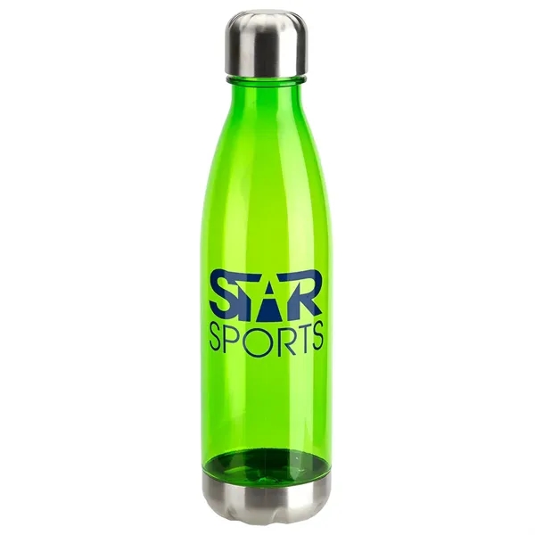Clear Green color option for 25 Oz Tritan™ Bottle With Stainless Base And Cap