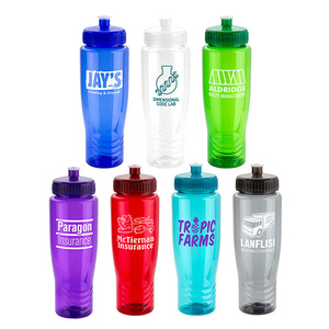 Photo of 28 Oz Pet Eco Polyclear™ Bottle With Push Pull Lid