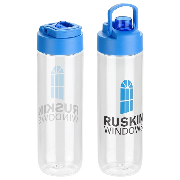 Clear Blue color option for 24 Oz Tritan Bottle