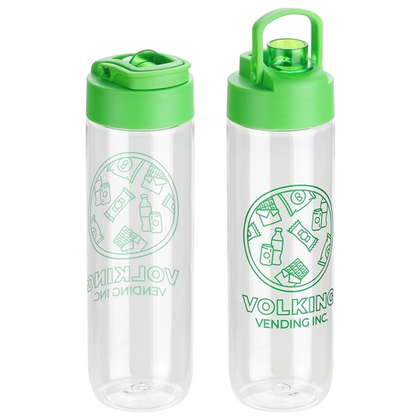 Clear Green color option for 24 Oz Tritan Bottle