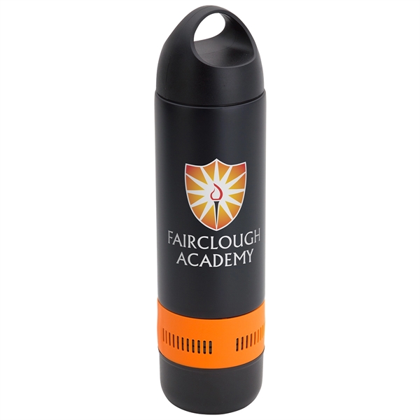 Medium Orange color option for 14 Oz Combo Water Bottle & Wireless Speaker