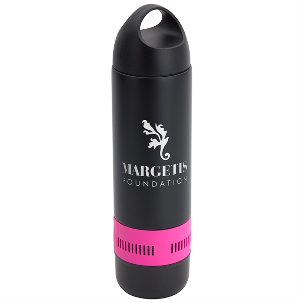 Medium Pink color option for 14 Oz Combo Water Bottle & Wireless Speaker