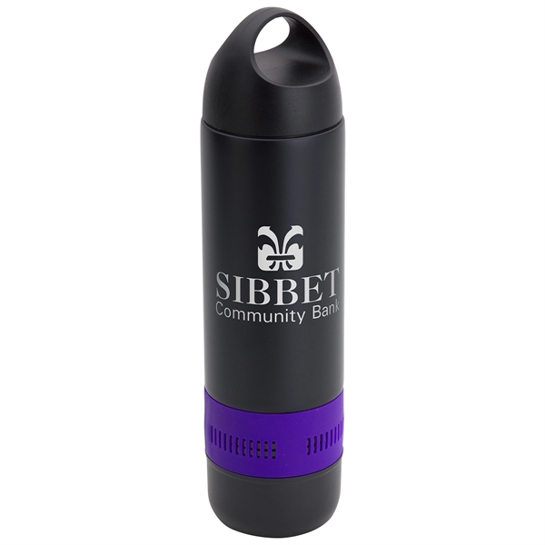 Medium Purple color option for 14 Oz Combo Water Bottle & Wireless Speaker
