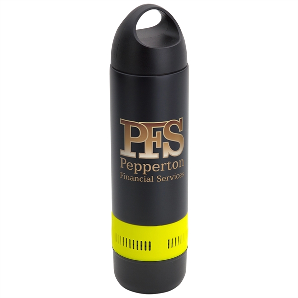 Medium Yellow color option for 14 Oz Combo Water Bottle & Wireless Speaker