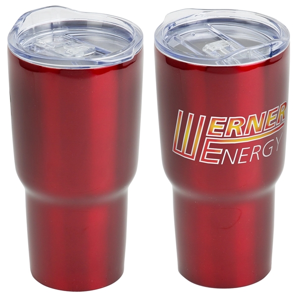 Medium Red color option for 30 Oz Vacuum Insulated Stainless Steel Travel Tumbler