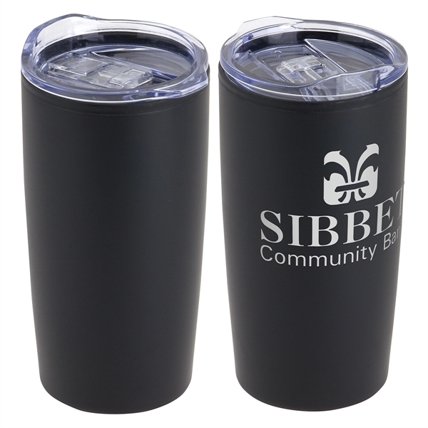 Dark Black color option for 20 Oz Stainless Steel/Polypropylene Tumbler