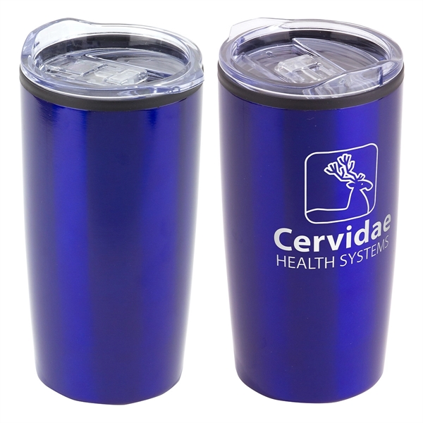 Medium Blue color option for 20 Oz Stainless Steel/Polypropylene Tumbler