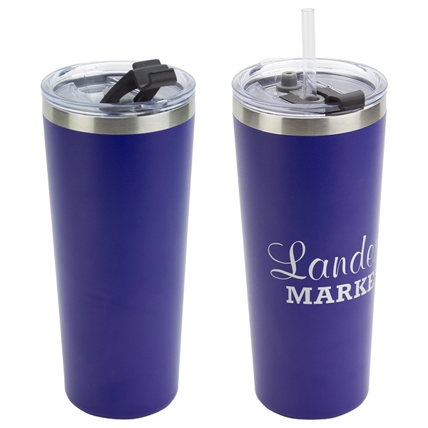 Medium Blue color option for 20 Oz Vacuum Insulated Stainless Steel Tumbler