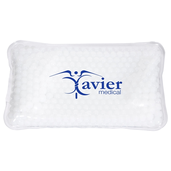 Bright White color option for Mini Rectangle Aqua Pearls™ Hot/Cold Pack