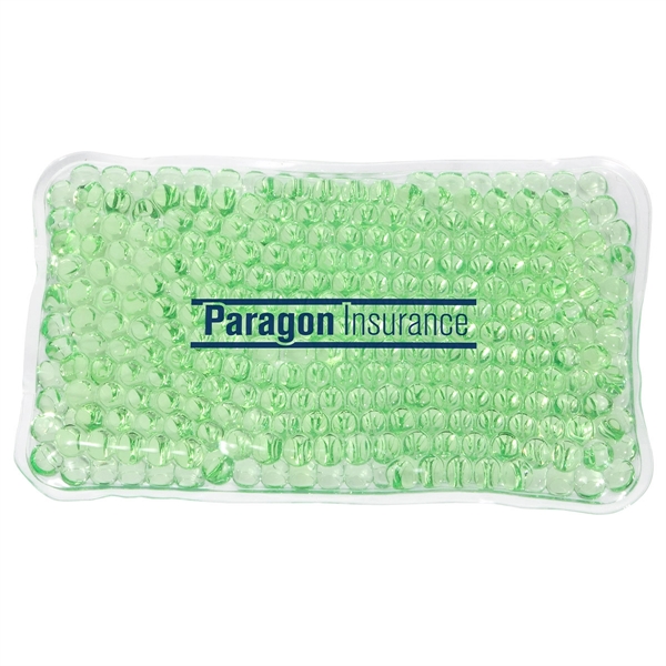 Clear Green color option for Mini Rectangle Aqua Pearls™ Hot/Cold Pack