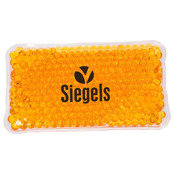 Medium Orange color option for Mini Rectangle Aqua Pearls™ Hot/Cold Pack