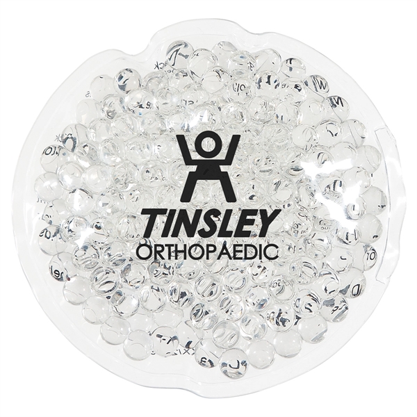 Clear color option for Mini Round Aqua Pearls Hot/Cold Pack