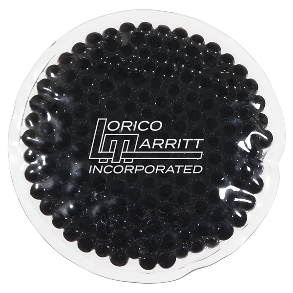Medium Black color option for Mini Round Aqua Pearls Hot/Cold Pack