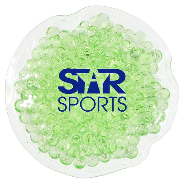 Medium Green color option for Mini Round Aqua Pearls Hot/Cold Pack