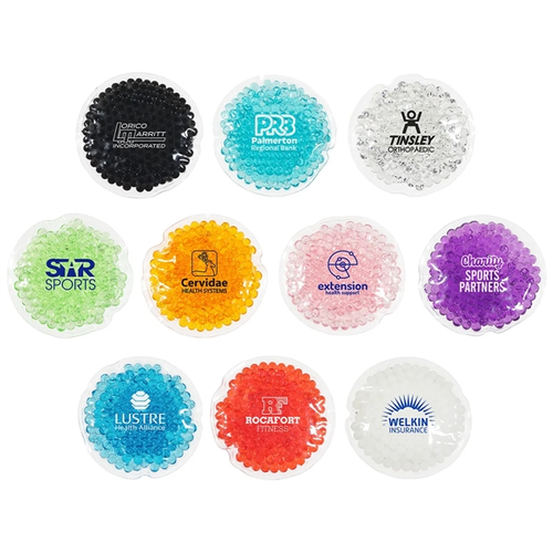 Main photo of Mini Round Aqua Pearls Hot/Cold Pack