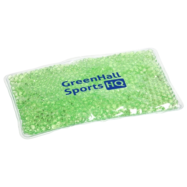 Clear Green color option for Large Rectangle Aqua Pearls™ Hot/Cold Pack