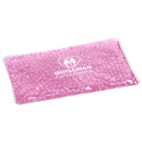 Clear Pink color option for Large Rectangle Aqua Pearls™ Hot/Cold Pack
