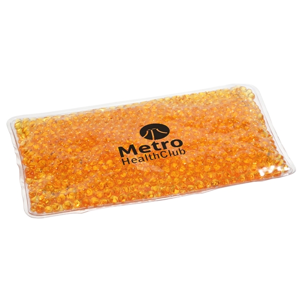 Medium Orange color option for Large Rectangle Aqua Pearls™ Hot/Cold Pack