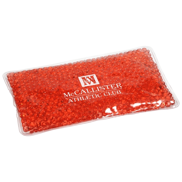 Medium Red color option for Large Rectangle Aqua Pearls™ Hot/Cold Pack