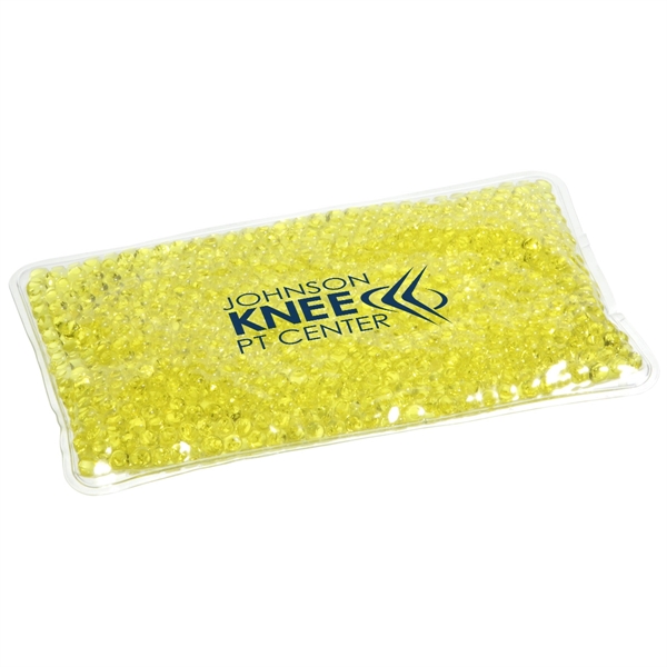 Medium Yellow color option for Large Rectangle Aqua Pearls™ Hot/Cold Pack