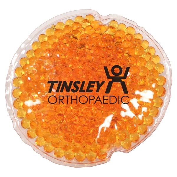 Medium Orange color option for Round Aqua Pearls™ Hot/Cold Pack