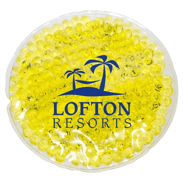 Medium Yellow color option for Round Aqua Pearls™ Hot/Cold Pack