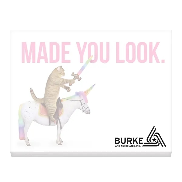 White color option for Bic® 4" X 3" Adhesive Notepad, 100 Sheet Pad