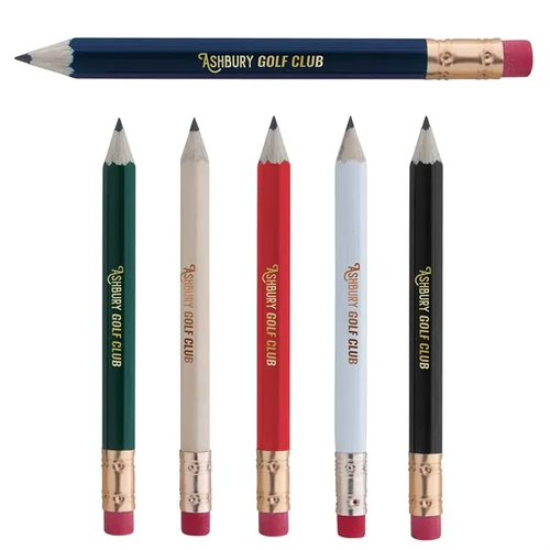 Main photo of Hex Golf Pencil With Eraser