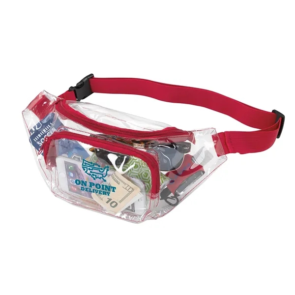 Clear / Red color option for Clear Fanny Pack