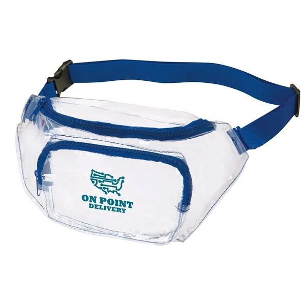 Clear / Royal color option for Clear Fanny Pack