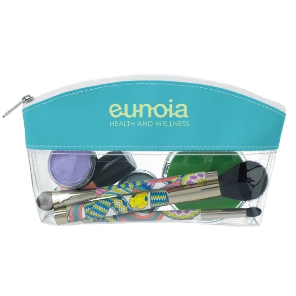 Aqua color option for Bubble Top Cosmetic Case