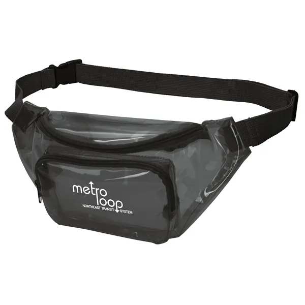 Black color option for Translucent Color Fanny Pack
