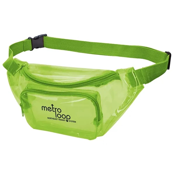 Lime color option for Translucent Color Fanny Pack