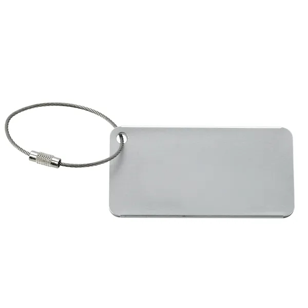 Silver color option for Compact Luggage Tag
