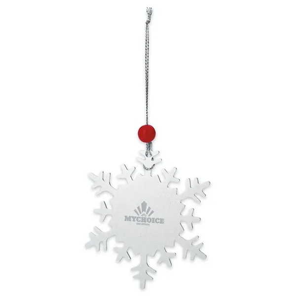 Silver color option for Snowflake Ornament