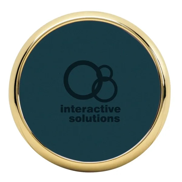Navy color option for Leather Coaster