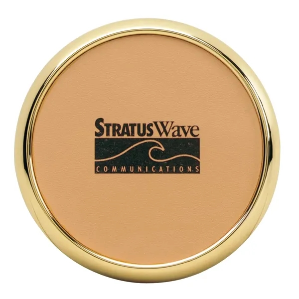 Tan color option for Leather Coaster