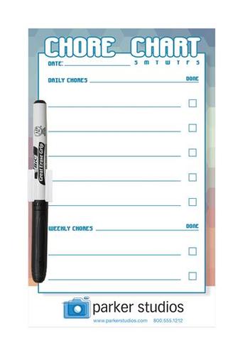 Photo of Dry Erase Magnet With Marker And Clip