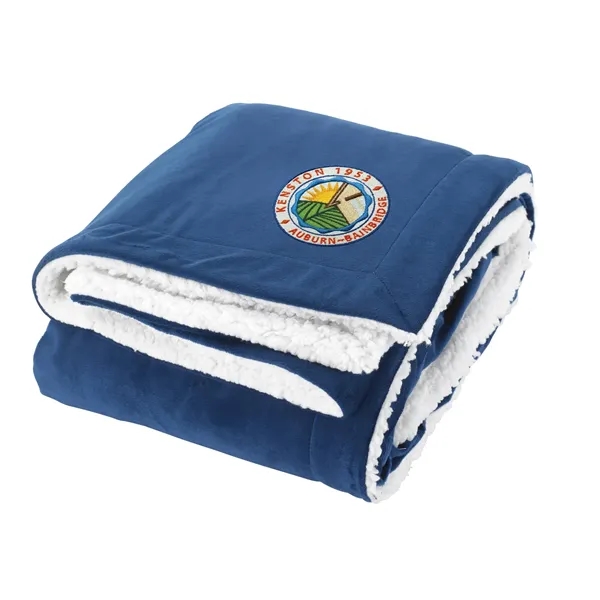 Navy color option for Sherpa Throw