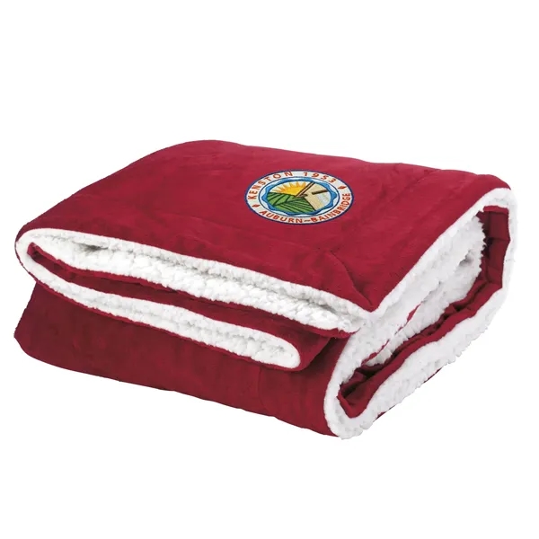 Red color option for Sherpa Throw