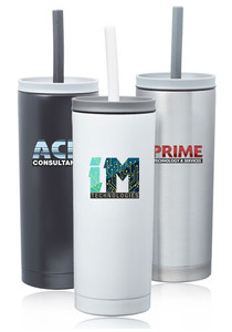 Photo of 19 Oz. Winslow Stainless Steel Mug With Straw